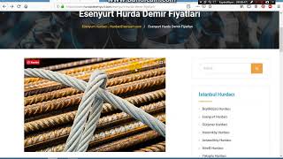 Esenyurt Hurda Demir Fiyatları
