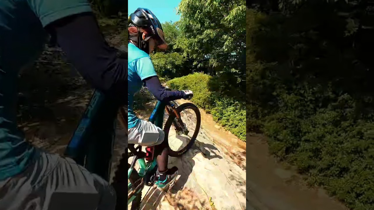 MTB 락드랍, 가파른 바위 구간을 읽는 법