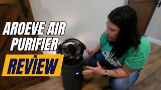 AROEVE Air Purifier Fan Review 🌬️ - 2-In-1 Air Circulator with Smart WiFi for Large Rooms