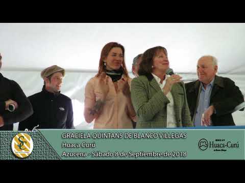 08-09-18 Graciela Quintans de Blanco Villegas - Huaca Curú - Cabaña Huaca Curú - Azucena (Tandil)