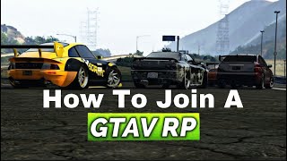 How To Join A Roleplay Server On Gta5(PS4)