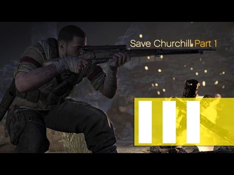 Sniper Elite 3 DLC Save Churchill Part 2 В Пасти у Зверя Прохождение на русском Часть 1