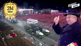 Full Ver N Koreas nighttime military parade: New I