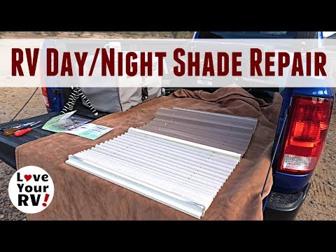 RV Day/Night Shade Repair - Restringing my Broken Blind