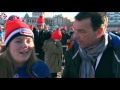 Nieuwjaarsduik Scheveningen trekt een hoop mensen