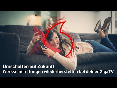 Vodafone GigaTV Cable Box 2: Werkseinstellungen wiederherstellen