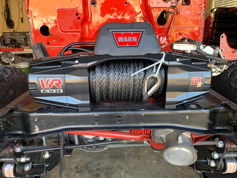 Jeep CJ7 Update 45 - Warn VR EVO 10,000 S Winch