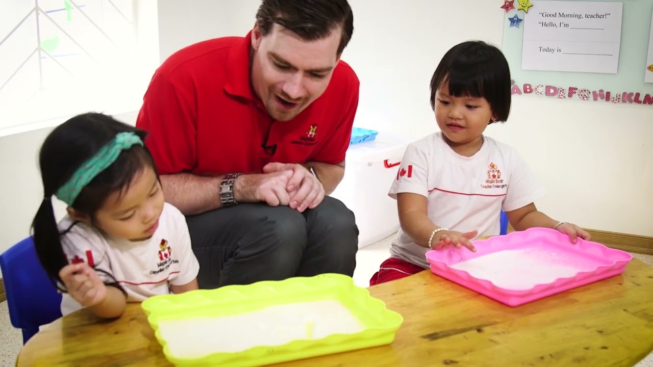 The curriculum encourages free play and free choice