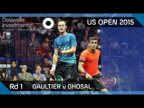 Squash: Delaware Investments US Open 2015 - Rd1 Highlights - Gaultier v Ghosal