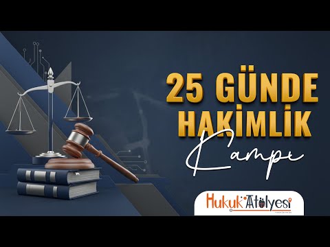 92.25 Günde Hakimlik Kampı I Ceza Genel Hükümler I 13.Gün - 1.Ders