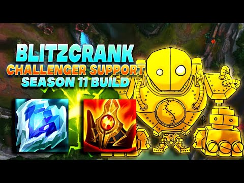 CHALLENGER SUPPORT GAMEPLAY ON BLITZCRANK! HOW TO PLAY BLITZ THE RIGHT WAY - League of Legends