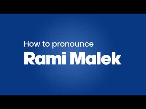 How to pronounce...Rami Malek🔉