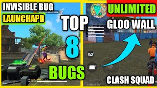 🔥Top 8 New latest Bugs / Glitches In Free fire 