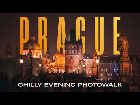 1 Hour of Cool STREET PHOTOGRAPHY in Evening PRAGUE With My 85mm Lens  | POV Photochillax #2