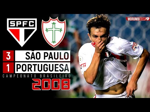 São Paulo 3x1 Portuguesa - 2008 - DAGOBERTO, HUGO E A DANÇA DO VIRA CONTRA A LUSA!