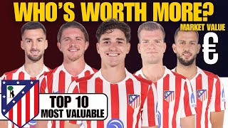 Atletico de Madrid Potential Market Value Full Squad | Top 10 Money Value Players