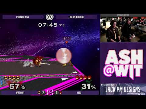 WIT | ORLY (Captain Falcon) vs LSDX (Captain Falcon, Roy) - ASH@WIT #134 Melee Loser's Quarters