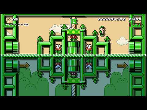 Super Mario Maker 2 - Cool "Water Mirror" Levels