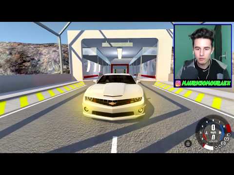 FELIPE NETO vs RENATO GARCIA - CAMARO vs BMW X6 (BeamNG DRIVE)