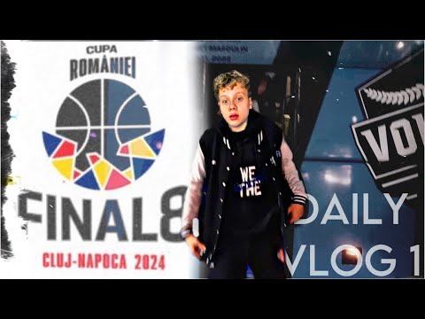 AM PLECAT CU VOLUNTARI LA CLUJ IN FINAL 8-UL CUPEI ROMANIEI LA BASCHET! | tentativa DAILY VLOG 1.0