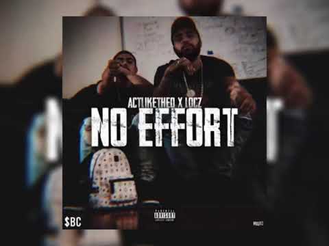 Actliketheo ft. Locz - “No effort” (prod.by viper & dirtyworksmagic