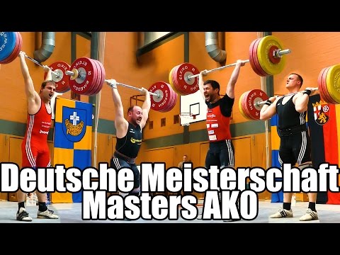 Gruppe 18 M30 Gewichtheben Deutsche Meisterschaft Masters 2017