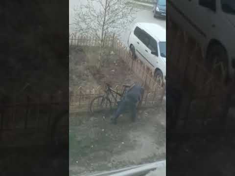 Наглая кража велосипеда попала на видео Наглая кража велосипеда попала на видео