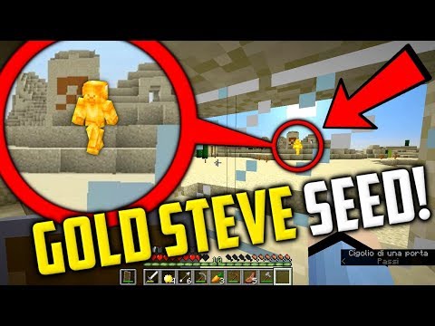 CERCHIAMO GOLD STEVE! (GOLD STEVE SEED) - MINECRAFT ITA - LIVE