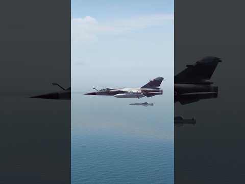 Sea Power - A fighter jet launched an Exocet missile and hit a warship. #seapower #gaming #missile