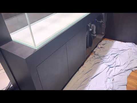 Custom tank with auto water change by Majestic Aquariums