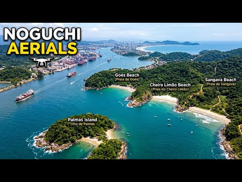 As Praias "Secretas" do Guarujá vistas do alto | Noguchi Aerials