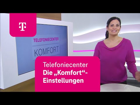 Telekom: Telefoniecenter – Themenbereich „Komfort“