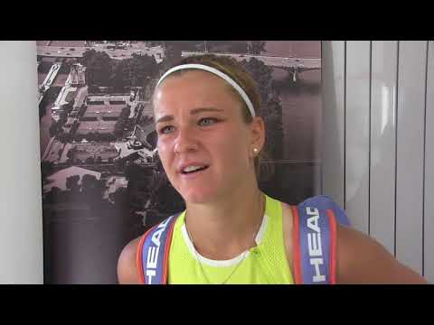 Karolína Muchová po vítězství v 1. kole ITF Praha