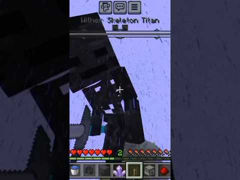 R.H BOSS PRO - HOW TO SPAWN TITAN MOB IN MINECRAFT🥰 NO MODS!#shorts
