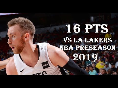 Dzanan Musa 16 Pts ロサンゼルス・レイカーズ vs ブルックリン・ネッツ 2019 NBAプレシーズン 10月10日 (Dzanan Musa 16 Pts Los Angeles Lakers vs Brooklyn Nets 2019 NBA Preseason Oct 10)