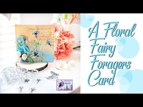 Lavinia World - A Floral Fairy Foragers Card