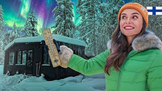 Ne-am închiriat o casă fabuloasă în Laponia | -25°C și Aurora Boreală supremă