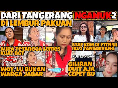 SONGONG NGAREP BANTUAN‼️IBU2 dari TANGERANG NGAMUK2 DI LEMBUR PAKUAN‼️NGEF1TN4H STAFF KDM⁉️