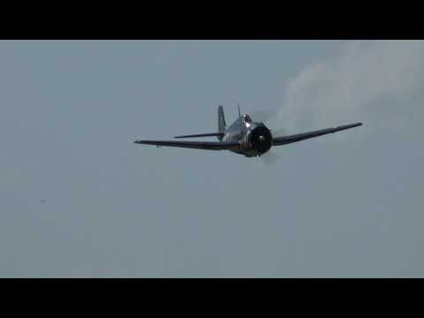 Ziroli F6F Hellcat Giant scale 2.5m with MVVS 80cc Flight by Pilot Tomislav