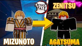 Going From Noob To Thunder Hashira Zenitsu Agatsuma In Demon Fall New Update
