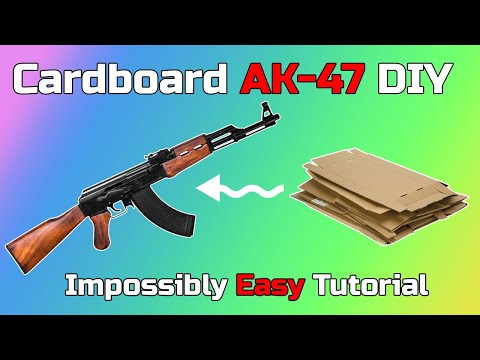 Cardboard AK Tutorial | Super Easy DIY Cardboard Craft