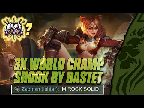 3X WORLD CHAMP SHOOK BY BASTET! UNOFICIAL PENTA?!!