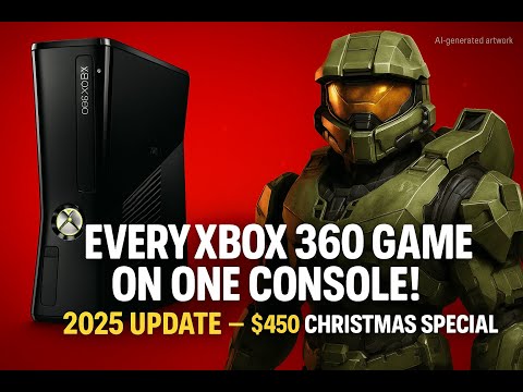 Every Xbox 360 Game on One Console (RGH) — 2025 Update + Christmas Special ($450)