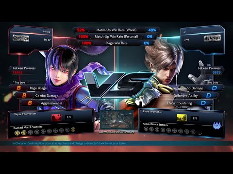 Tekken 7 Season 4 [2020.12.03] - BienoO (Kunimitsu) vs a/ (Lars) Ranked Matches part 1