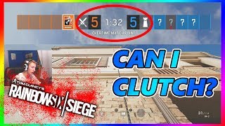 CAN I CLUTCH THIS 1V4??? w/ Facecam - Rainbow Six Siege || Custom Game 1v4
