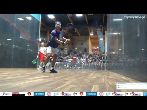 Victor Crouin 🇫🇷 - 🇨🇭 Dimitri Steinmann- ESF European Individual Closed Squash Championship 2023