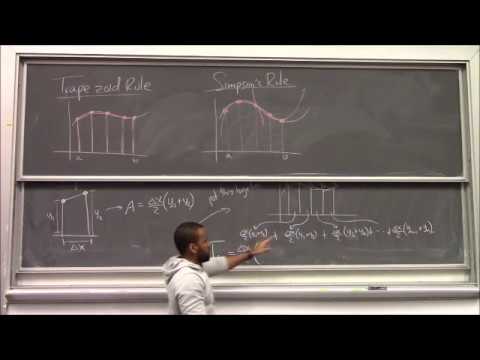 Math 212 GH Lecture 9 - Simpsons Rule, Trapezoid Rule, and their errors;  Sequences