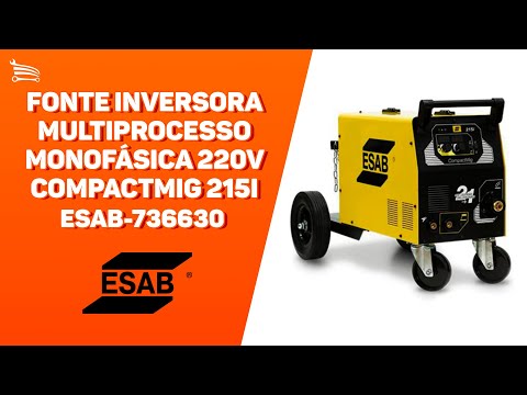 Fonte Inversora Multiprocesso Monofásica 220V CompactMig 215i - Video