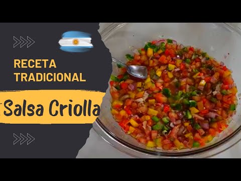 Como hacer salsa criolla para conservar ¡Salsa criolla tradicional!