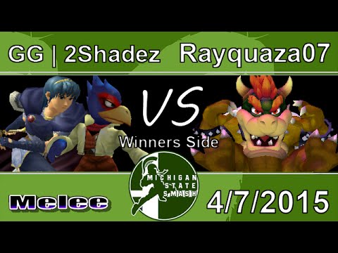 MSU Smash - GG | 2Shadez (Marth, Falco) vs. Rayquaza07 (Bowser) - Winners Side - SSBM